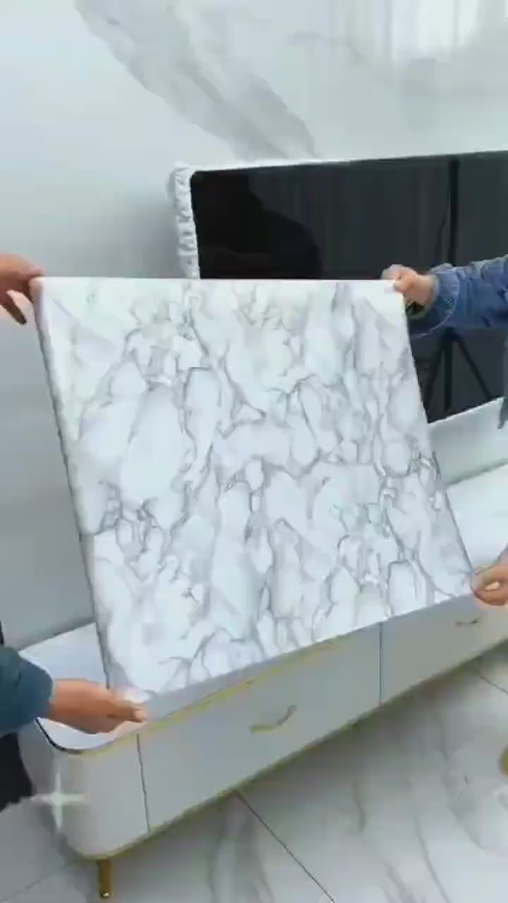 Black & White Marble Sheet for Kitchen Countertops